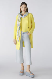 Foulard pompon citron OUI