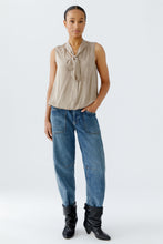 Charger l&#39;image dans la galerie, Blouse viscose sable OUI

