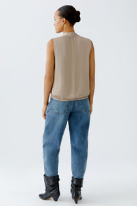 Blouse viscose sable OUI