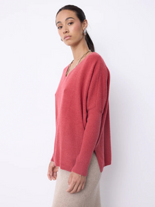 Pull cachemire FAUSTINE garnet NO SHY