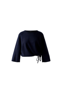 Pull en tricot marine OUI