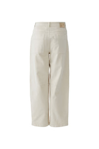 Pantalon velours côtelé crème OUI