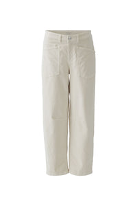 Pantalon velours côtelé crème OUI