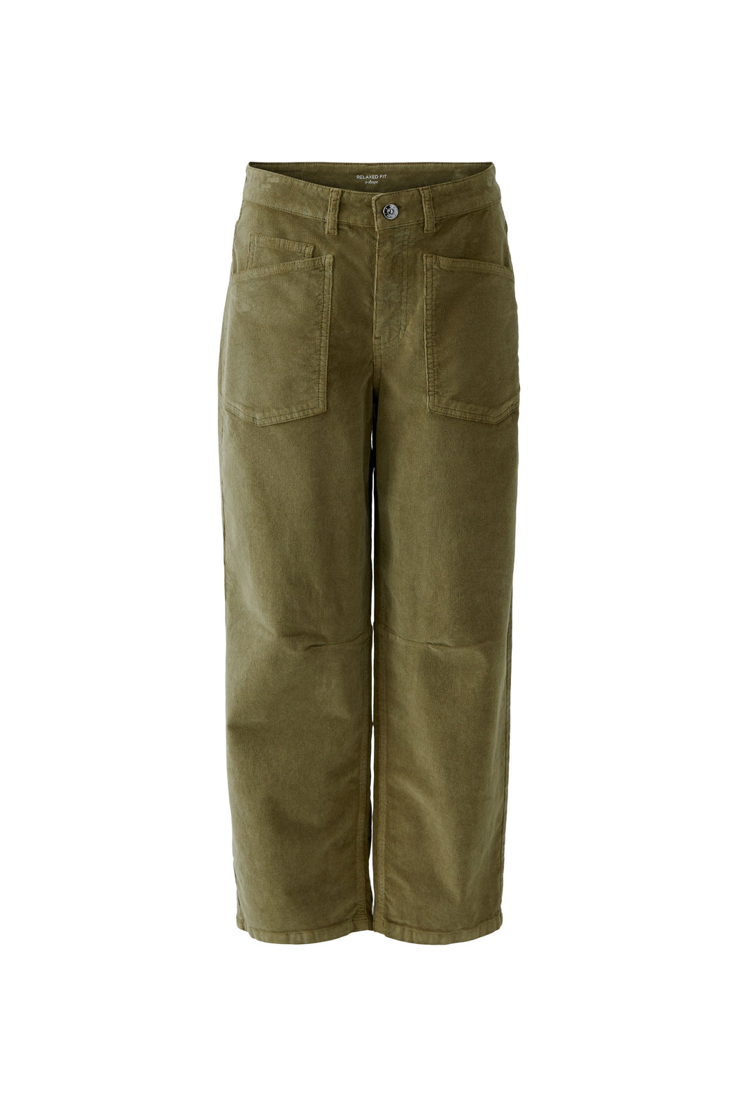 Pantalon velours côtelé olive OUI