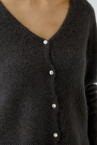 Cardigan espresso OUI