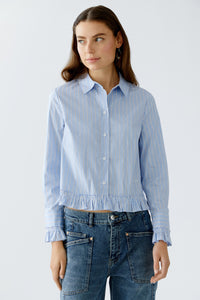 Blouse courte à volants OUI