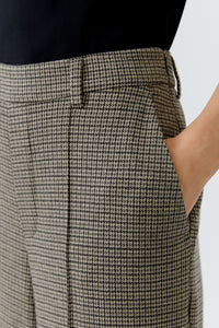 Pantalon carreaux en jersey OUI