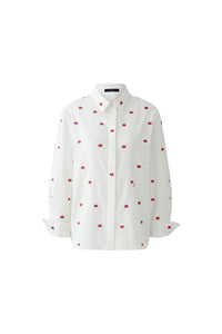 Blouse en coton avec broderie OUI