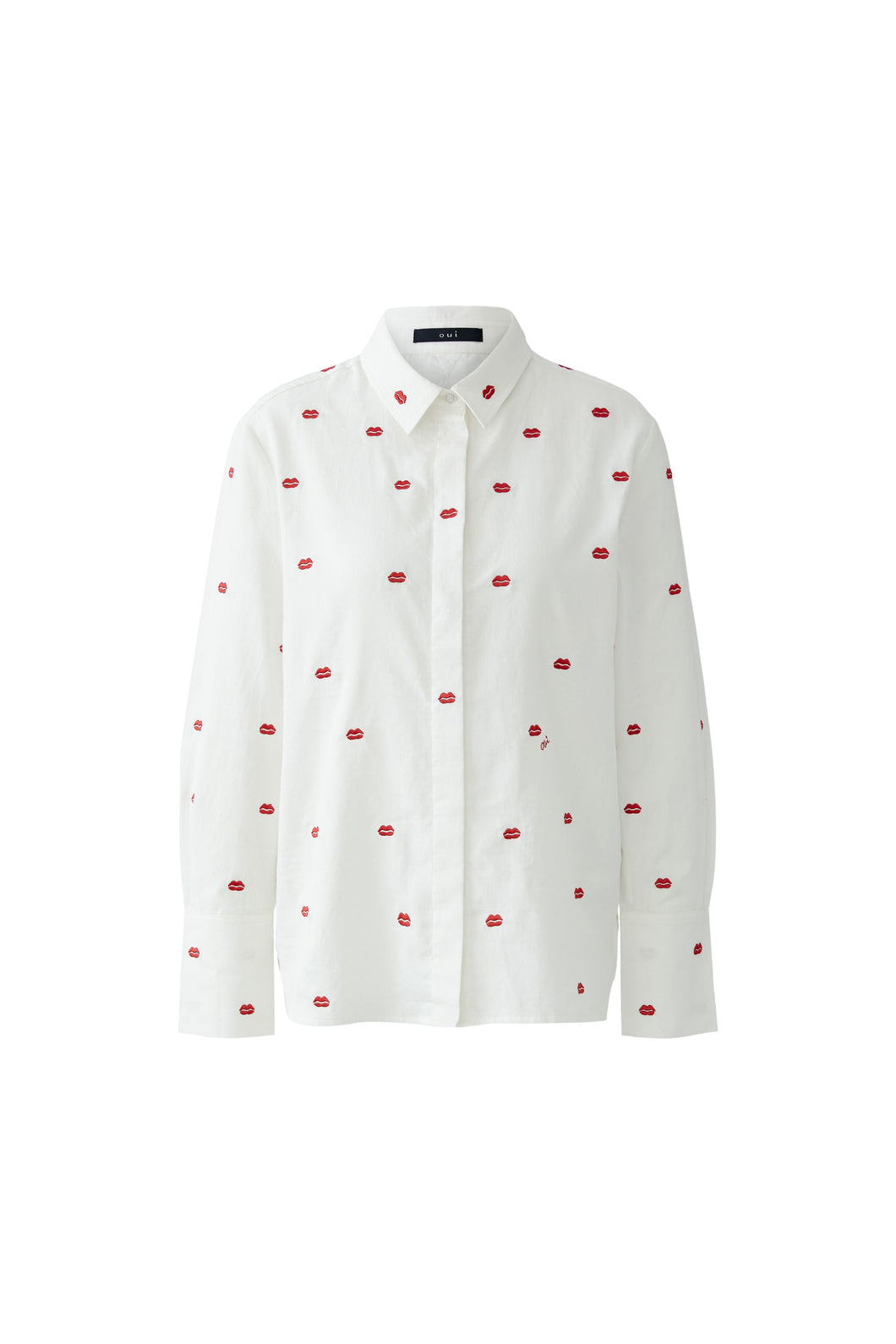 Blouse en coton avec broderie OUI