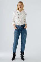 Charger l&#39;image dans la galerie, Blouse en coton avec broderie OUI
