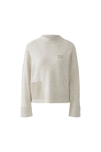 Pull douillet beige mélange OUI