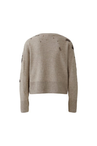 Pull avec motifs sequins OUI