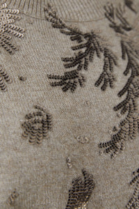 Pull avec motifs sequins OUI