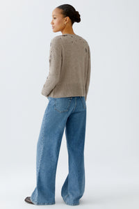 Pull avec motifs sequins OUI