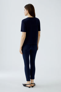 T-shirt BASIC marine OUI