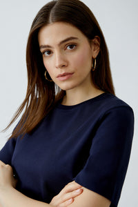 T-shirt BASIC marine OUI