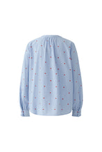 Charger l'image dans la galerie, Blouse bleue coeur rouge OUI
