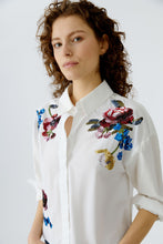 Charger l'image dans la galerie, Blouse broderies fleurs OUI
