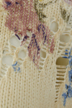 Charger l'image dans la galerie, Chandail tricot fleuris OUI
