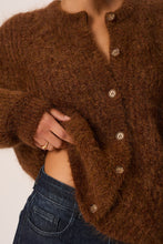 Charger l'image dans la galerie, Cardigan ALMA cognac DES PETITS HAUTS
