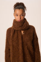 Charger l'image dans la galerie, Foulard ALOUETTE cognac DES PETITS HAUTS
