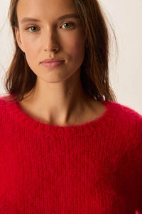 Pull CHOUKY carmin PETITS HAUTS