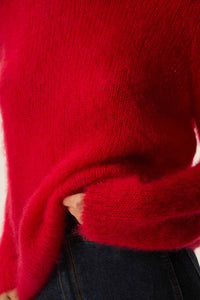 Pull CHOUKY carmin PETITS HAUTS