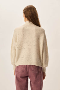 Pull DINO crème tweed PETITS HAUTS