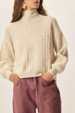 Charger l&#39;image dans la galerie, Pull DINO crème tweed PETITS HAUTS
