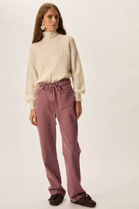 Pull DINO crème tweed PETITS HAUTS