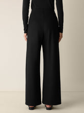 Charger l&#39;image dans la galerie, Pantalon de laine noir FISHER
