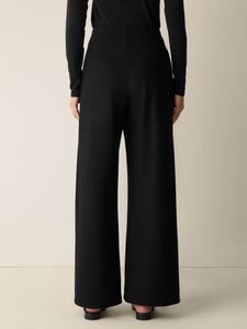 Pantalon de laine noir FISHER