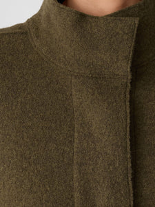 Manteau en laine bouillie FISHER