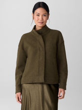 Charger l&#39;image dans la galerie, Manteau en laine bouillie FISHER
