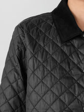 Charger l&#39;image dans la galerie, Manteau piqué noir FISHER
