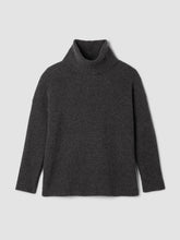 Charger l&#39;image dans la galerie, Pull laine recyclée charcoal FISHER
