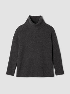 Pull laine recyclée charcoal FISHER