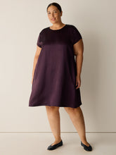 Charger l'image dans la galerie, Robe satin purple FISHER
