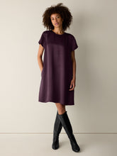 Charger l'image dans la galerie, Robe satin purple FISHER
