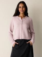 Charger l'image dans la galerie, Cardigan en mohaire rose FISHER

