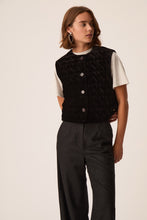 Charger l'image dans la galerie, Veste velours FAUSTIN noire DES PETITS HAUTS
