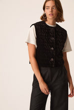 Charger l'image dans la galerie, Veste velours FAUSTIN noire DES PETITS HAUTS
