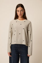 Charger l'image dans la galerie, T-Shirt JOSEPHINE coeur noir DES PETITS HAUTS
