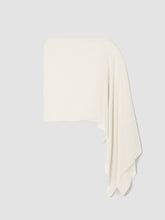 Charger l&#39;image dans la galerie, Poncho voile de soie os FISHER
