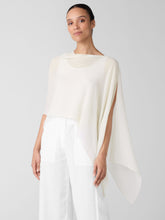 Charger l&#39;image dans la galerie, Poncho voile de soie os FISHER
