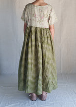 Charger l'image dans la galerie, Robe RINA vichy vert LES OURS
