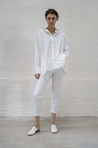 Chemisier oversize blanc H+