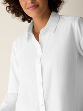 Charger l'image dans la galerie, Chemisier 100% coton blanc FISHER
