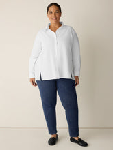 Charger l'image dans la galerie, Chemisier 100% coton blanc FISHER
