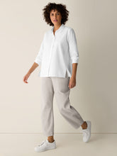 Charger l'image dans la galerie, Chemisier 100% coton blanc FISHER
